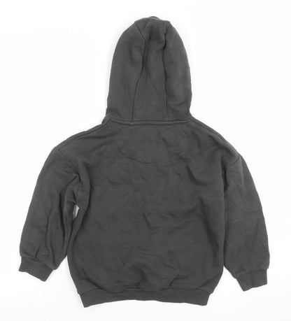Boys UK Size 5-6 Years Nickelodeon Black Pullover Hoodie