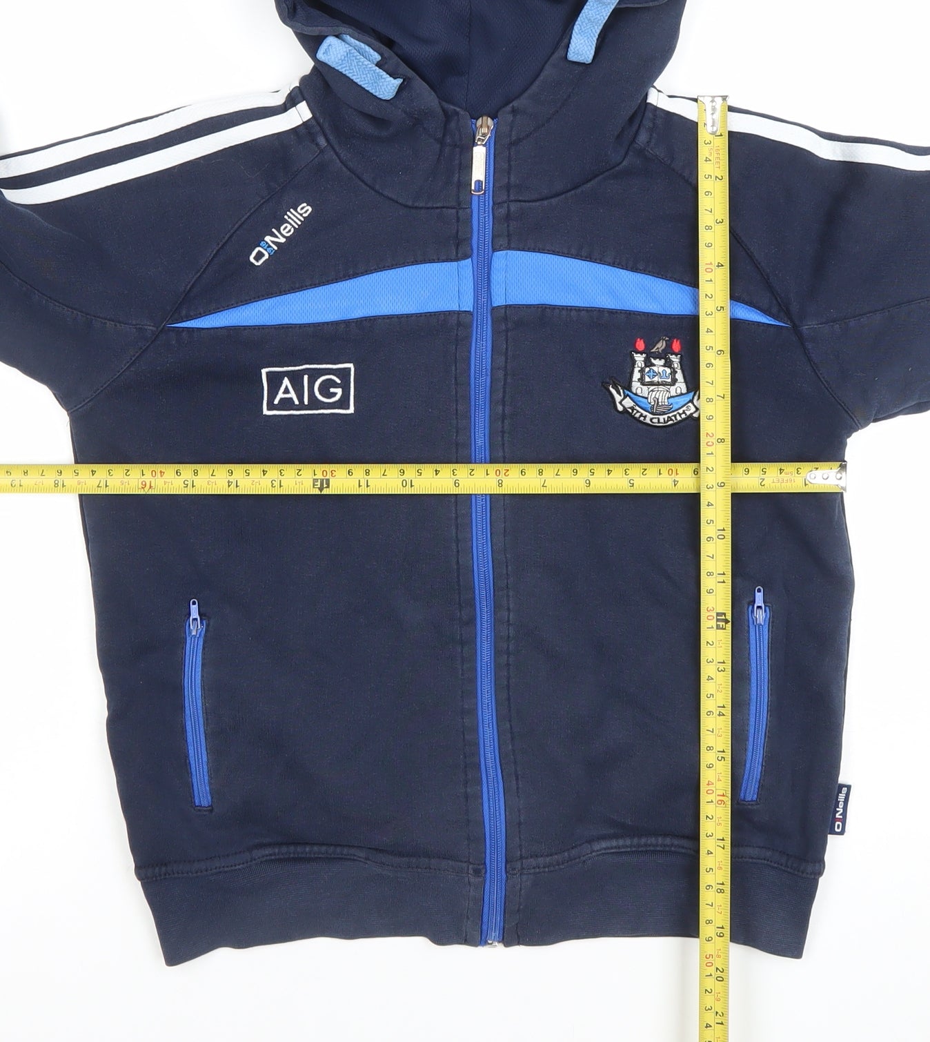 Boys UK Size 9-10 Years O’Neills Blue Full Zip Hoodie