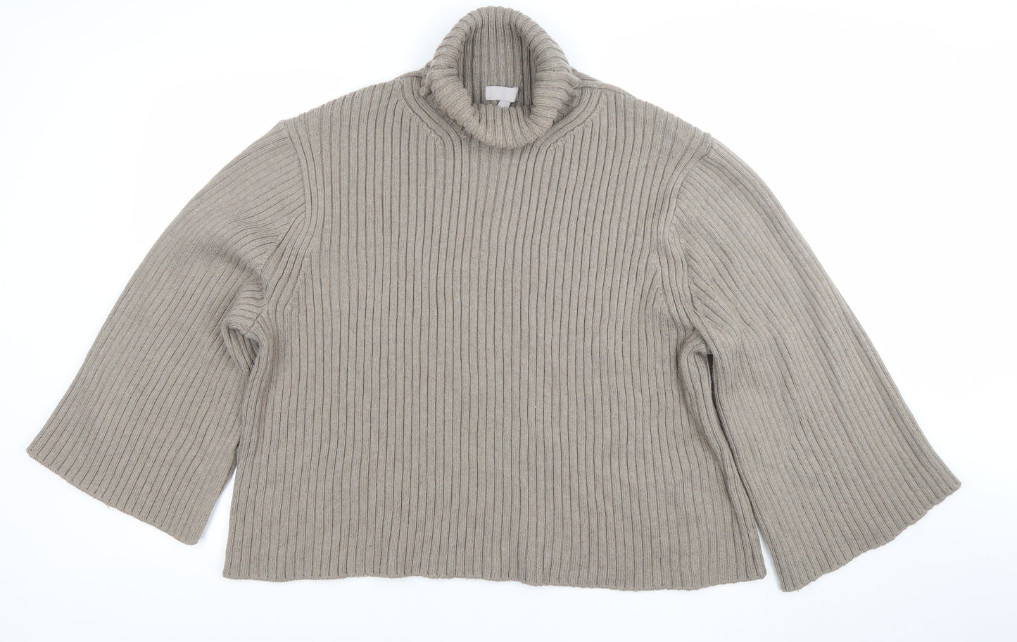 Womens UK Size L H&M Beige Pullover Jumper