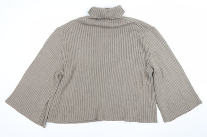 Womens UK Size L H&M Beige Pullover Jumper