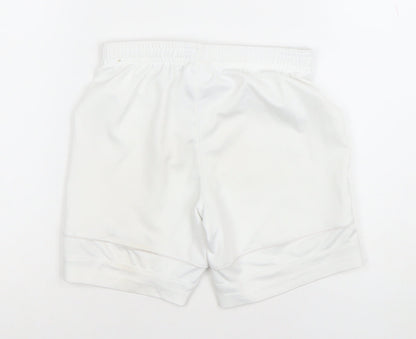 Nike Boys White Dri-FIT Athletic Football Shorts Size Small