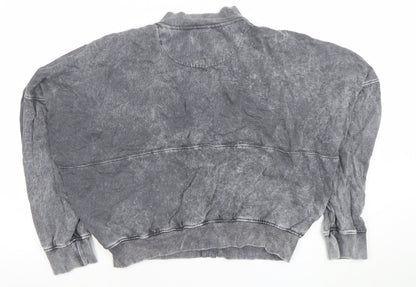 Womens UK Size S Rising Grey Pullover Sweatshirt
