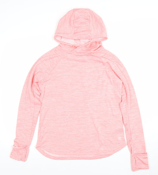 Womens UK Size S Lurvies Stones Pink Pullover Hoodie
