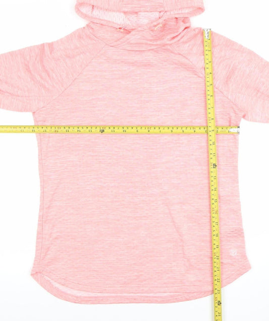 Womens UK Size S Lurvies Stones Pink Pullover Hoodie
