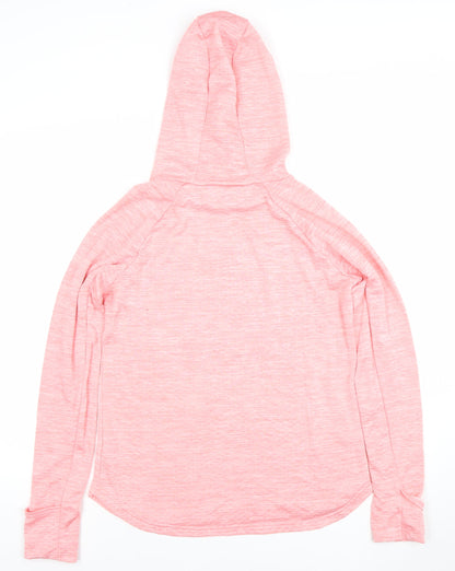 Womens UK Size S Lurvies Stones Pink Pullover Hoodie