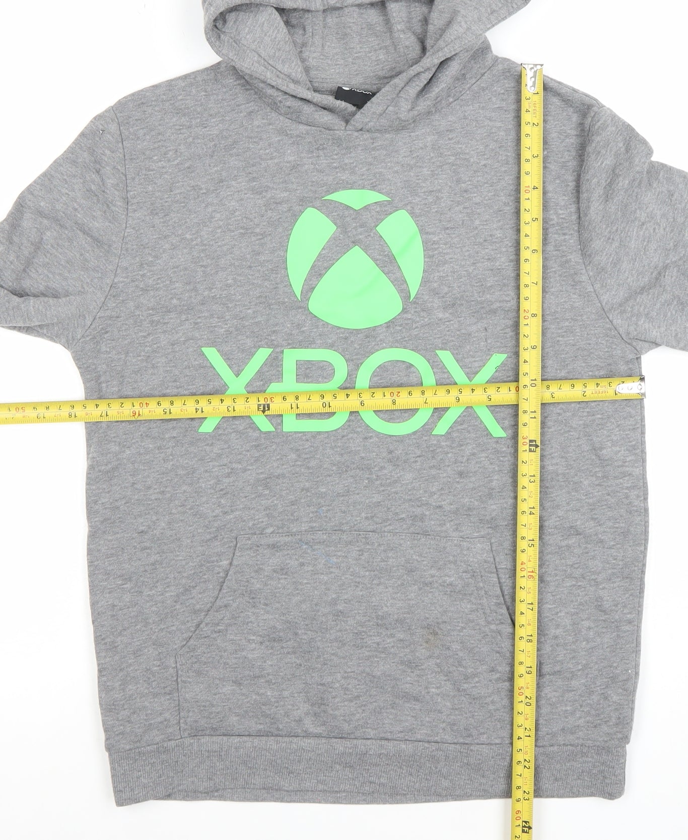 Boys UK Size 11-12 Years Xbox Grey Pullover Hoodie