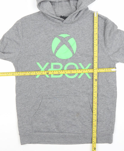 Boys UK Size 11-12 Years Xbox Grey Pullover Hoodie
