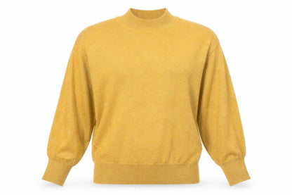 Womens UK Size M Marks and Spencer Gold Pullover Jumper