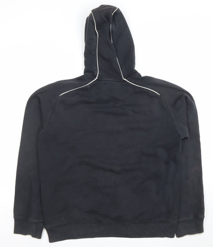 Mens UK Size M Nike Black Pullover Hoodie