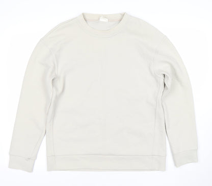Mens UK Size S H&M Beige Pullover Sweatshirt