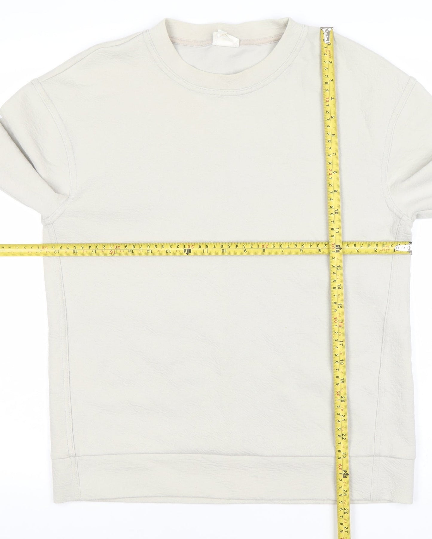 Mens UK Size S H&M Beige Pullover Sweatshirt