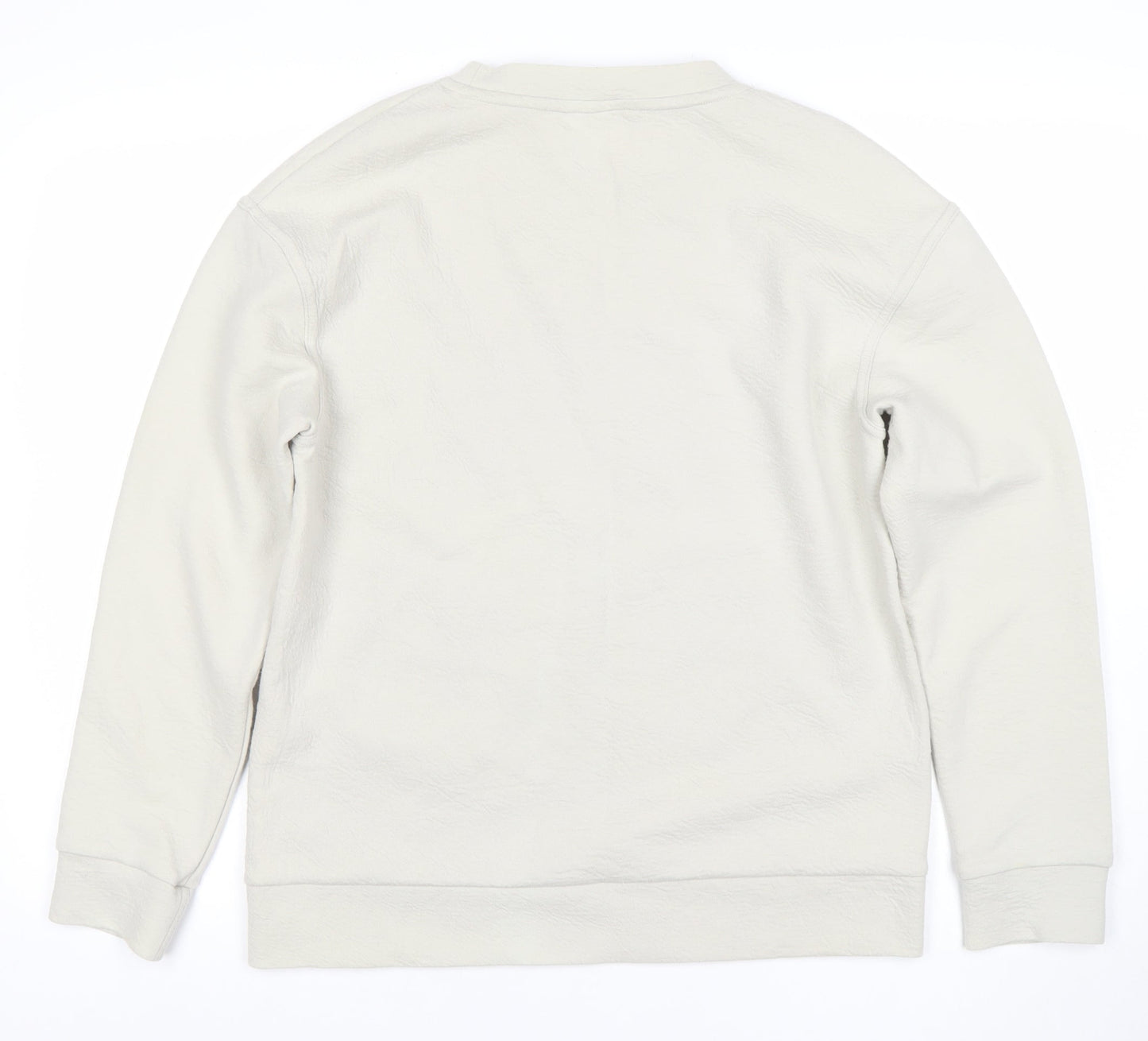Mens UK Size S H&M Beige Pullover Sweatshirt