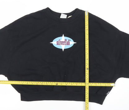 Womens UK Size L Levi’s SilverTab Black Pullover Sweatshirt