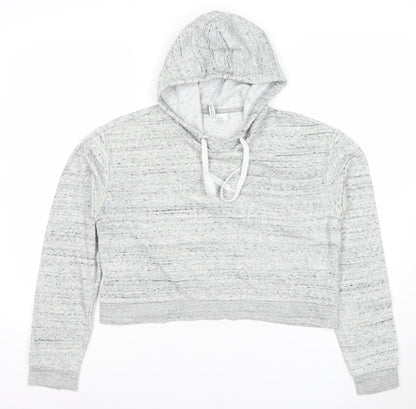 Womens UK Size 12 H&M Grey Pullover Hoodie