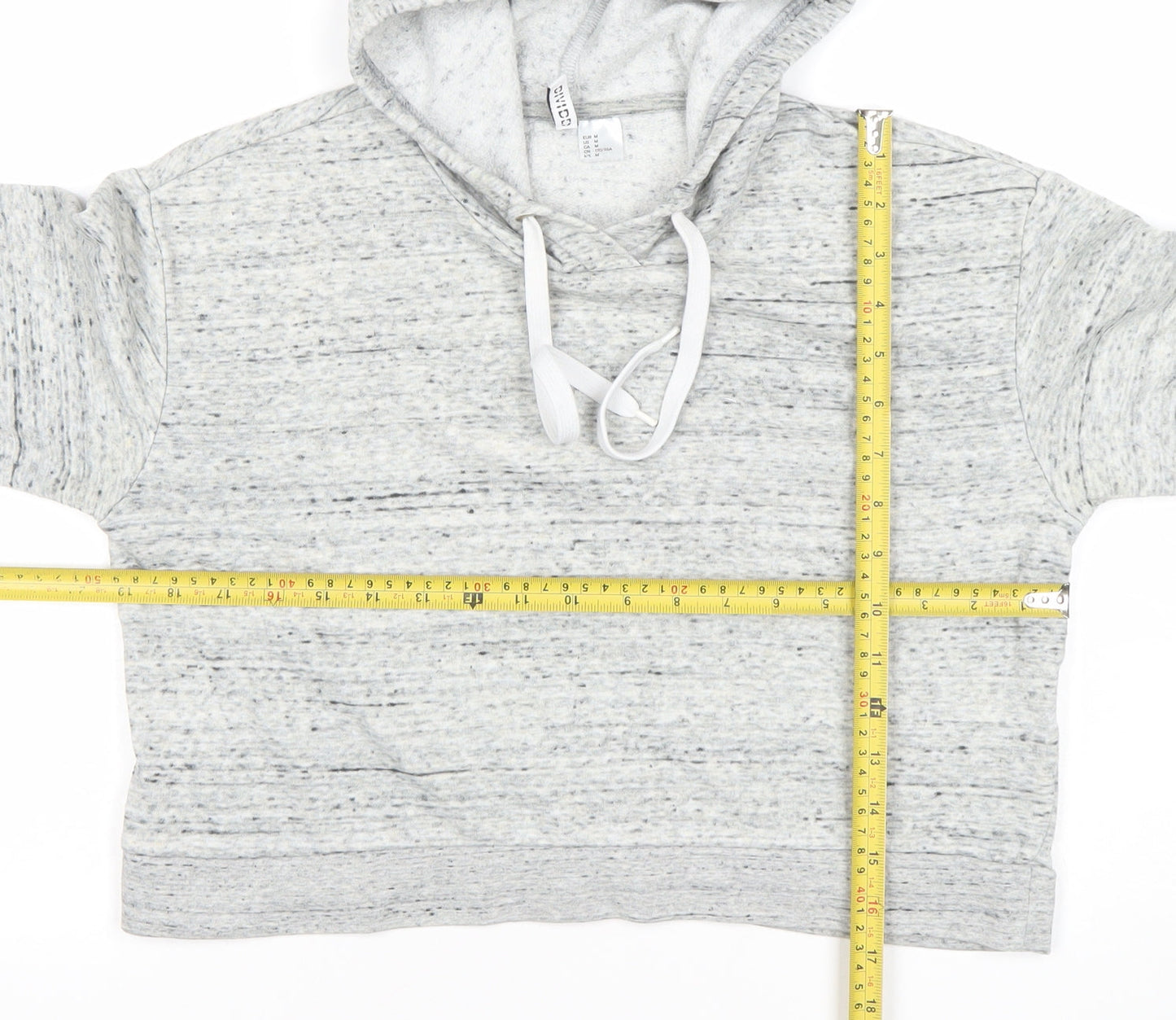 Womens UK Size 12 H&M Grey Pullover Hoodie