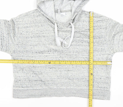 Womens UK Size 12 H&M Grey Pullover Hoodie