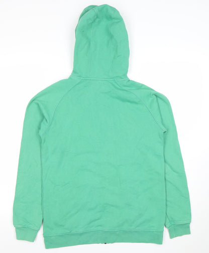 Womens UK Size 10 Howies Green Full Zip Hoodie