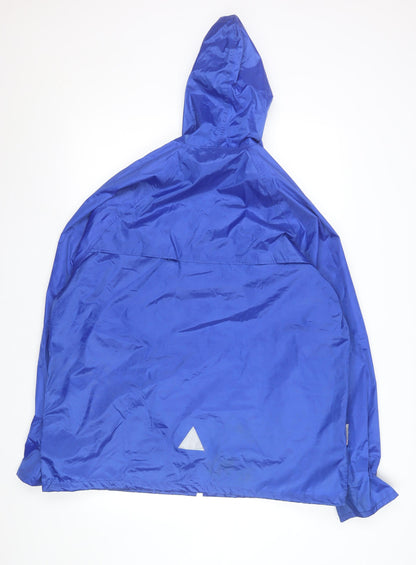 Mens UK Size M Result Blue Windbreaker Coat
