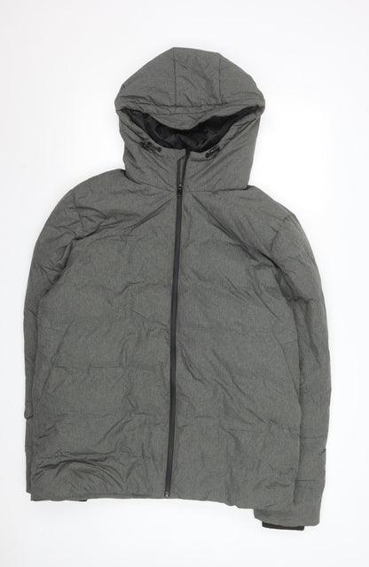 Mens UK Size L Primark Grey Puffer Jacket