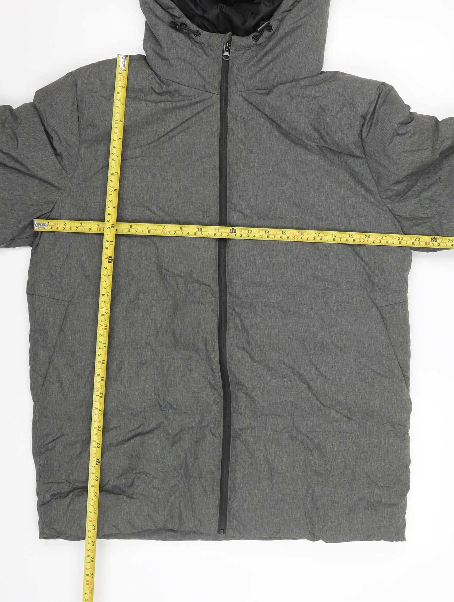 Mens UK Size L Primark Grey Puffer Jacket