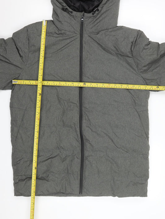 Mens UK Size L Primark Grey Puffer Jacket