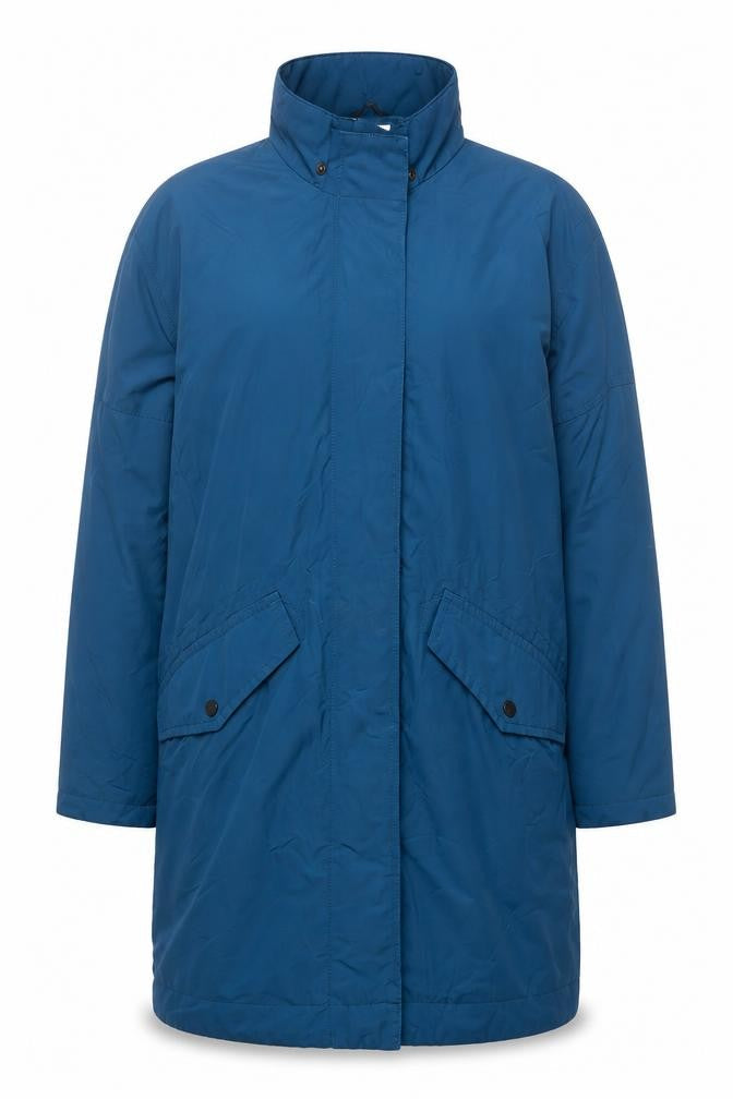 Womens UK Size 18 Kin Blue Rain Coat