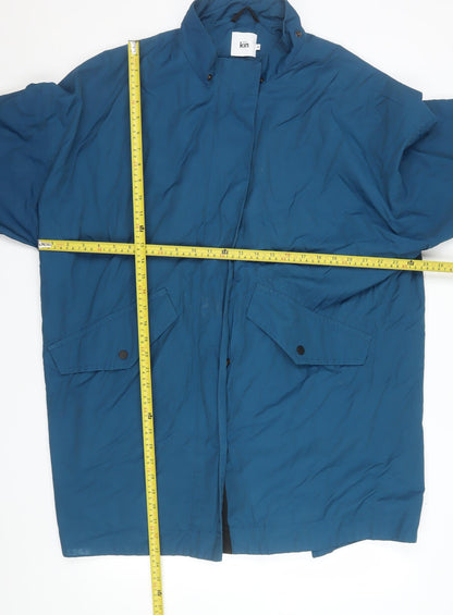 Womens UK Size 18 Kin Blue Rain Coat