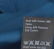 Womens UK Size 18 Kin Blue Rain Coat