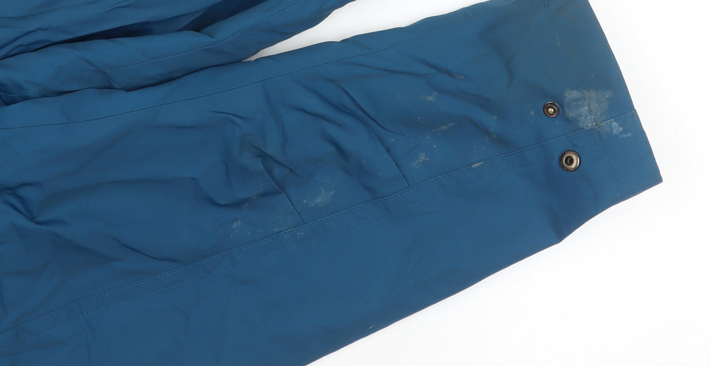 Womens UK Size 18 Kin Blue Rain Coat