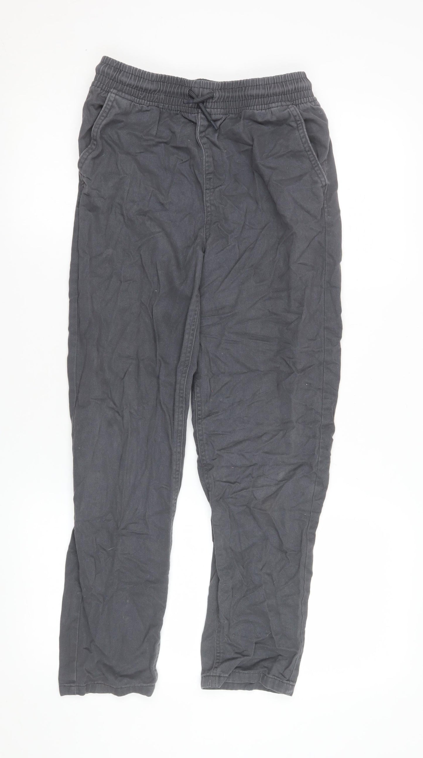 Boys UK Size 12-13 Years denim co. Slim Fit Jogger Black Trousers