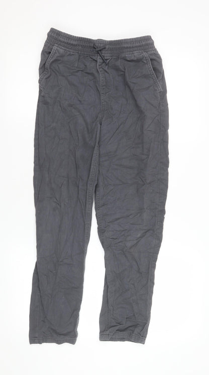 Boys UK Size 12-13 Years denim co. Slim Fit Jogger Black Trousers