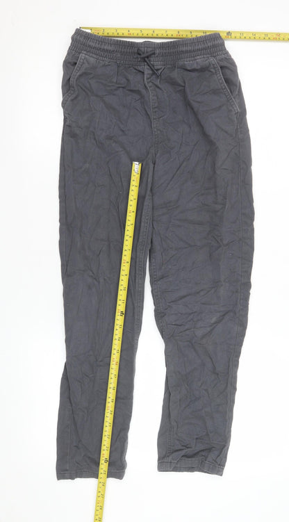 Boys UK Size 12-13 Years denim co. Slim Fit Jogger Black Trousers