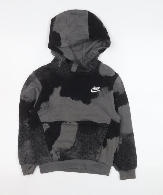Boys UK Size S Nike Black Pullover Hoodie