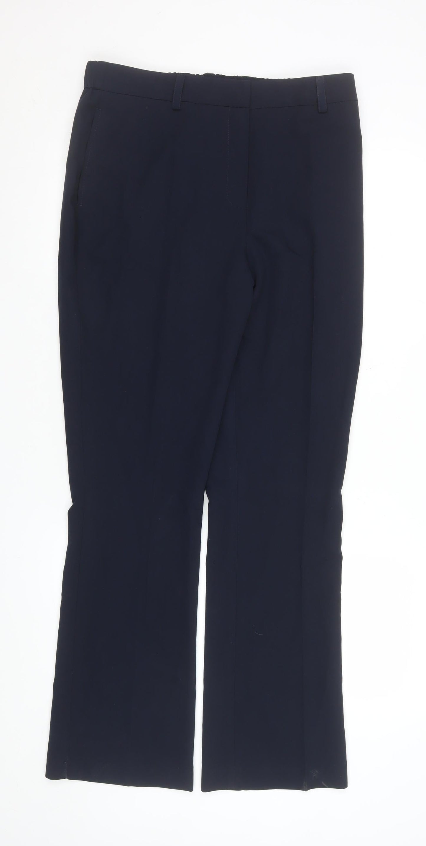 Womens UK Size 12 Dunnes Stores Regular Fit Dress Pants Blue Trousers