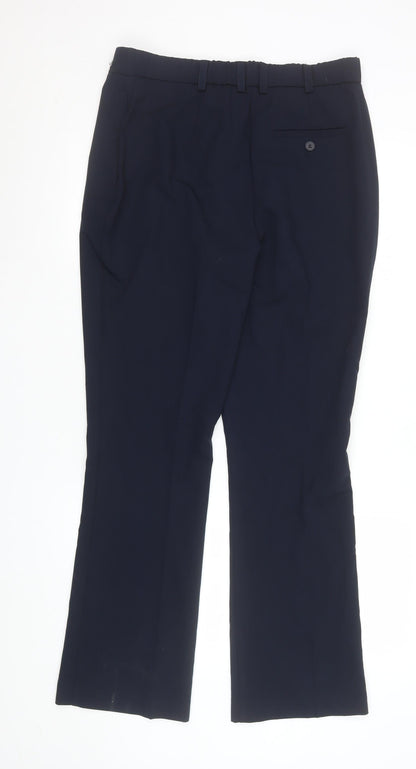 Womens UK Size 12 Dunnes Stores Regular Fit Dress Pants Blue Trousers