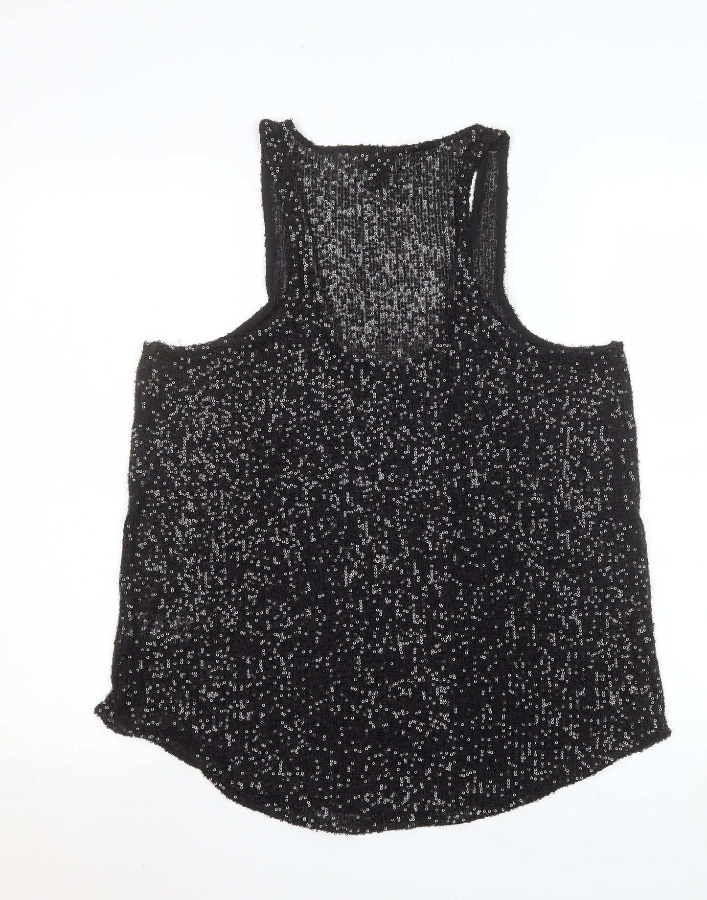 Womens UK Size 14 River Island Black Camisole Tank