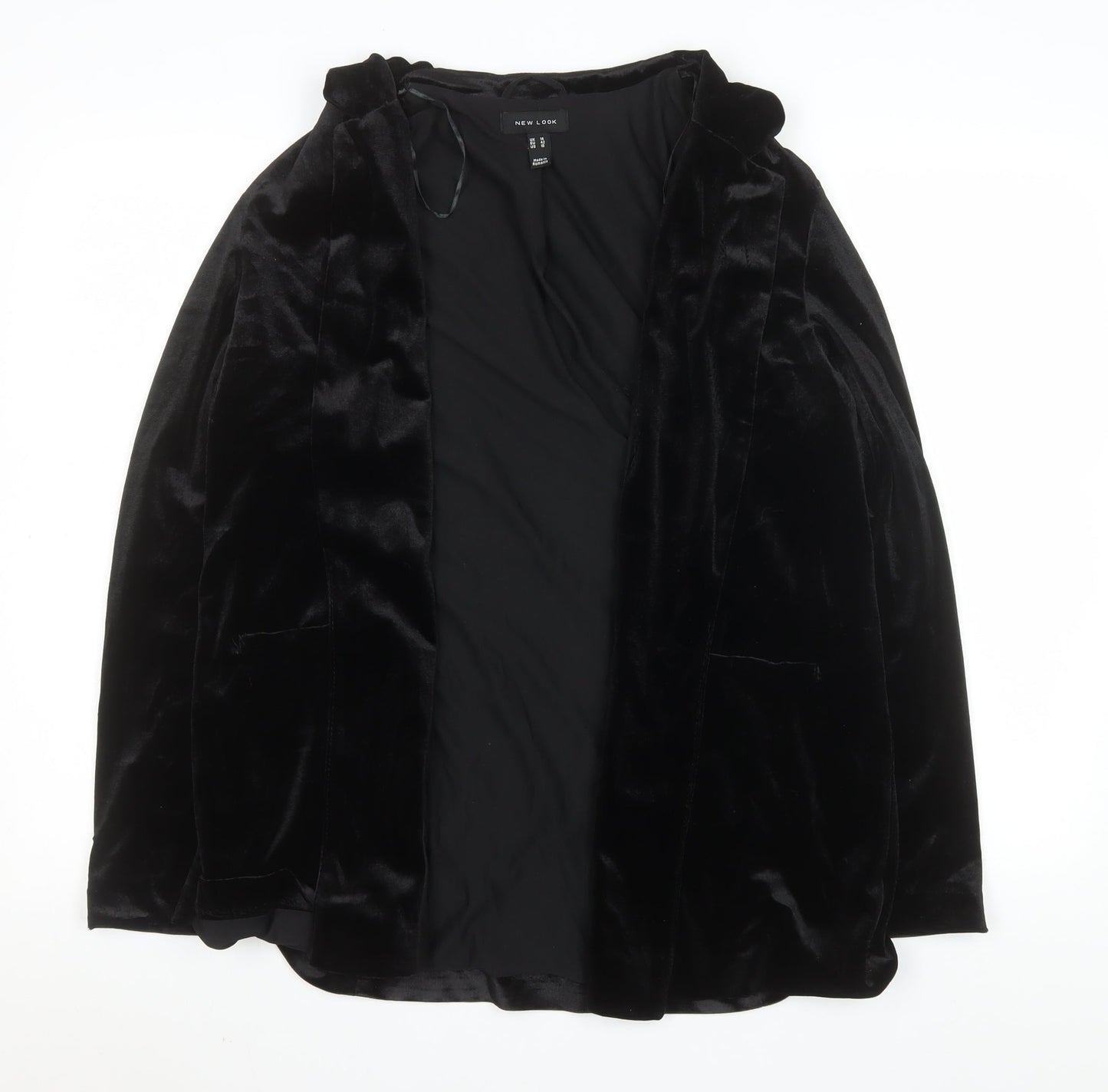 Womens UK Size 14 New Look Black Basic Jacket