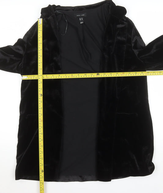 Womens UK Size 14 New Look Black Basic Jacket