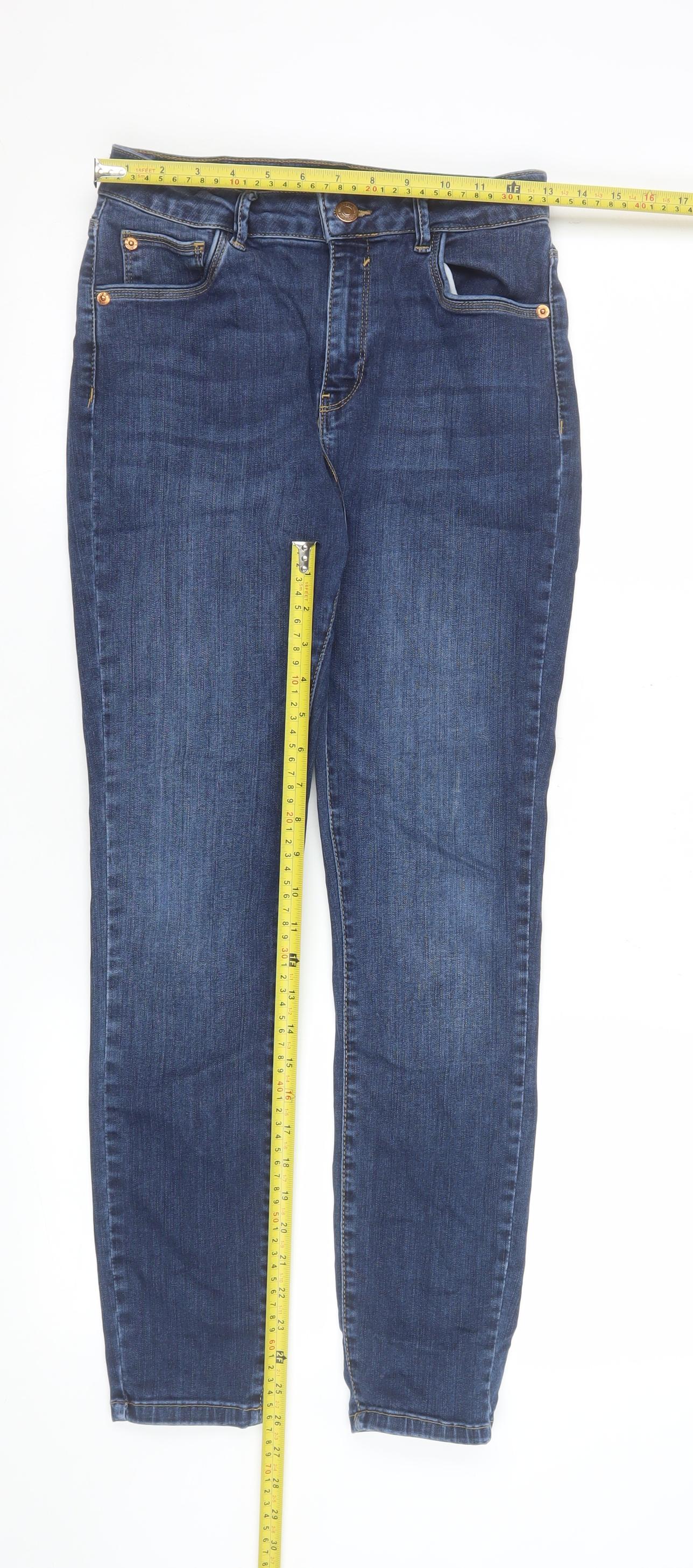 Womens UK Size 10 Slim POCO by Pippa Slim Fit Skinny Blue Jeans