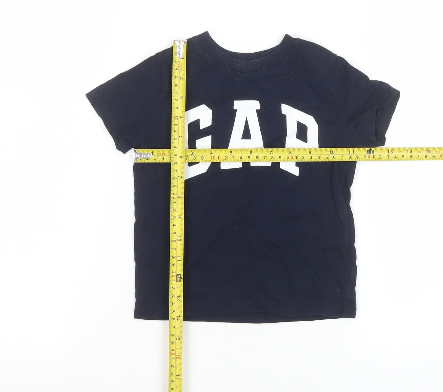 Boys UK Size 2 Years Gap Blue Basic T-Shirt