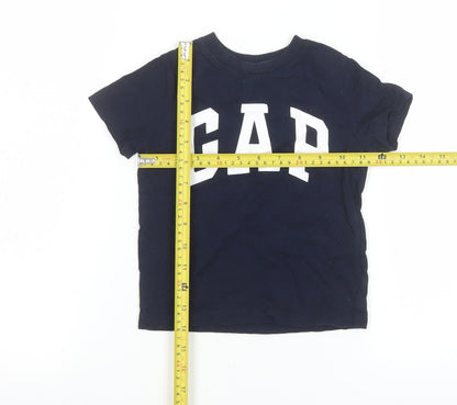 Boys UK Size 2 Years Gap Blue Basic T-Shirt