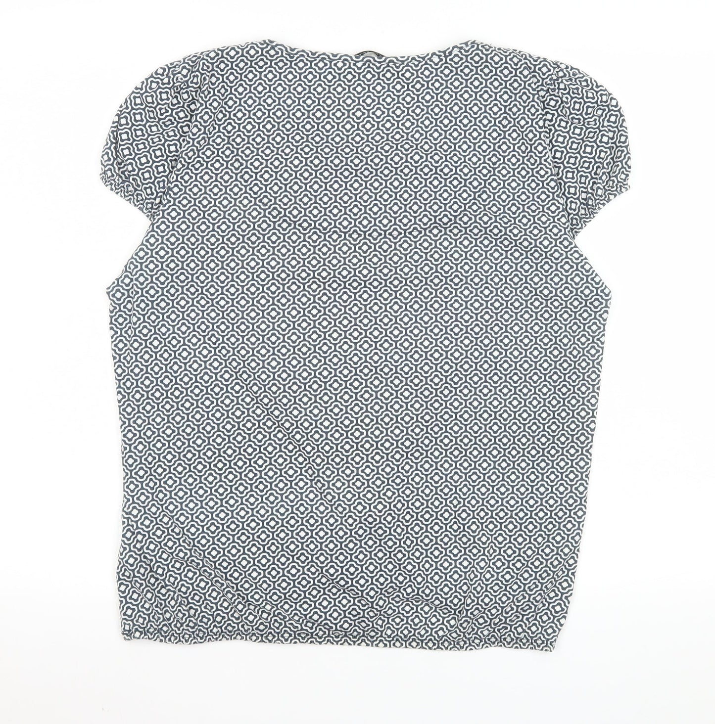 Womens UK Size 16 Debenhams Blue Basic Blouse