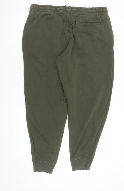 Mens UK Size L Original Penguin by Munsingwear Regular Fit Jogger Green Trousers