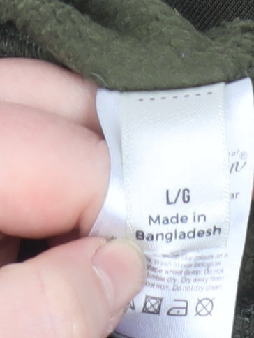 Mens UK Size L Original Penguin by Munsingwear Regular Fit Jogger Green Trousers