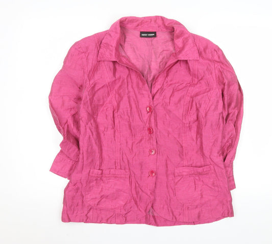 Womens UK Size 16 Gerry Weber Pink Tunic Blouse