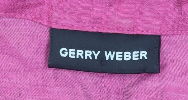 Womens UK Size 16 Gerry Weber Pink Tunic Blouse