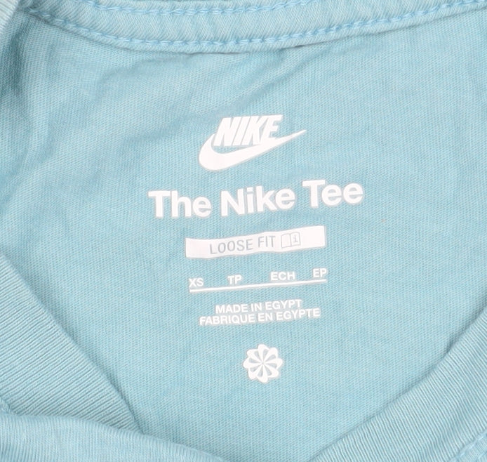 Mens UK Size XS Nike Blue  T-Shirt
