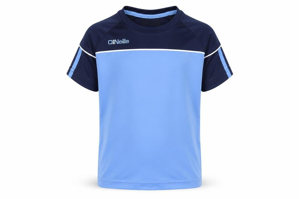 O'Neills Boys Blue Sports Jersey T-Shirt 5-6 Years Short Sleeve Polyester