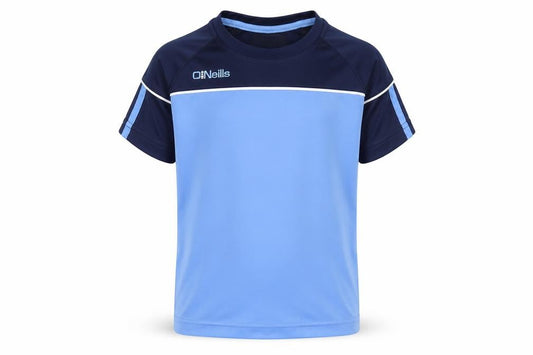 O'Neills Boys Blue Sports Jersey T-Shirt 5-6 Years Short Sleeve Polyester