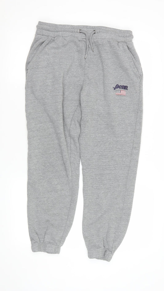 Mens UK Size M Penn x Primark Regular Fit Sweatpants Grey Trousers